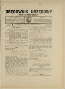 Orędownik Urzędowy Miasta Bydgoszczy, R.44, 1927, Nr 11