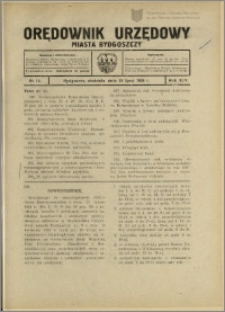 Orędownik Urzędowy Miasta Bydgoszczy, R.45, 1928, Nr 14