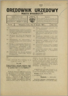 Orędownik Urzędowy Miasta Bydgoszczy, R.45, 1928, Nr 16