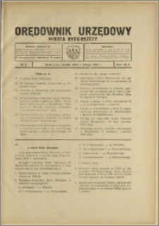 Orędownik Urzędowy Miasta Bydgoszczy, R.45, 1929, Nr 3