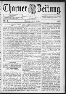 Thorner Zeitung 1894, Nr. 7
