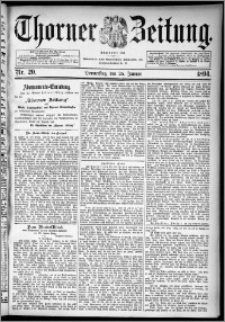 Thorner Zeitung 1894, Nr. 20