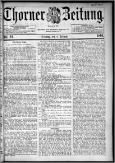 Thorner Zeitung 1894, Nr. 29 Zweites Blatt