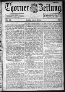 Thorner Zeitung 1894, Nr. 47 Erstes Blatt