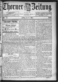 Thorner Zeitung 1894, Nr. 73