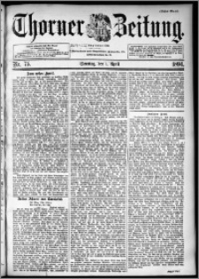 Thorner Zeitung 1894, Nr. 75 Erstes Blatt