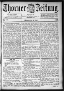 Thorner Zeitung 1894, Nr. 77