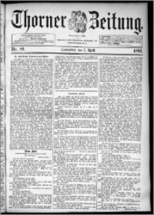 Thorner Zeitung 1894, Nr. 80