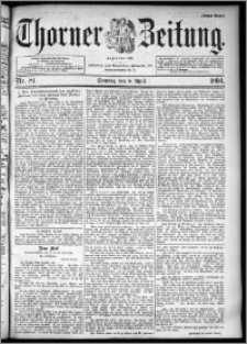 Thorner Zeitung 1894, Nr. 81 Erstes Blatt