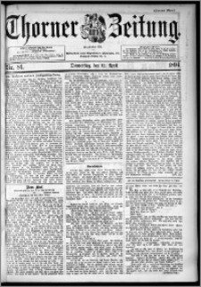 Thorner Zeitung 1894, Nr. 84 Zweites Blatt