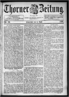 Thorner Zeitung 1894, Nr. 86