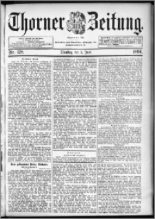 Thorner Zeitung 1894, Nr. 128