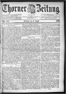 Thorner Zeitung 1894, Nr. 189