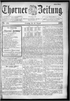 Thorner Zeitung 1894, Nr. 199 Erstes Blatt