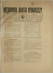 Orędownik Urzędowy Miasta Bydgoszczy, R.47, 1931, Nr 1