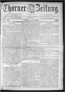 Thorner Zeitung 1894, Nr. 242