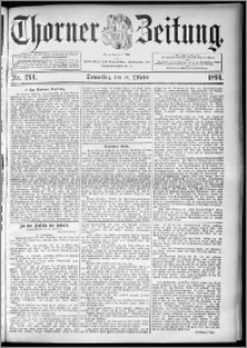 Thorner Zeitung 1894, Nr. 244