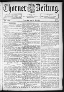 Thorner Zeitung 1894, Nr. 268