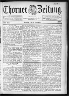 Thorner Zeitung 1894, Nr. 271 Erstes Blatt