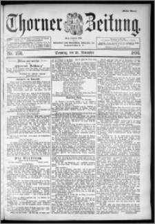 Thorner Zeitung 1894, Nr. 276 Erstes Blatt