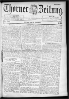 Thorner Zeitung 1894, Nr. 280 Zweites Blatt