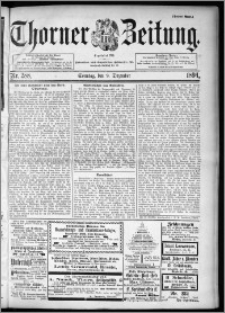 Thorner Zeitung 1894, Nr. 288 Drittes Blatt