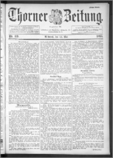 Thorner Zeitung 1895, Nr. 119 Erstes Blatt