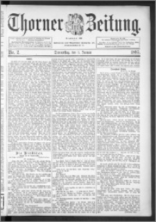 Thorner Zeitung 1895, Nr. 2