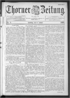 Thorner Zeitung 1895, Nr. 5 Erstes Blatt