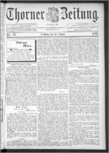 Thorner Zeitung 1895, Nr. 24 + Extra-Beilage