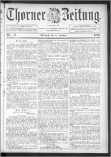 Thorner Zeitung 1895, Nr. 37