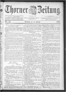 Thorner Zeitung 1895, Nr. 43