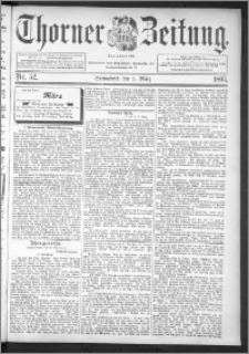 Thorner Zeitung 1895, Nr. 52