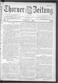 Thorner Zeitung 1895, Nr. 53 Erstes Blatt