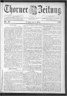 Thorner Zeitung 1895, Nr. 60 + Extra-Beilage