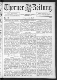 Thorner Zeitung 1895, Nr. 87