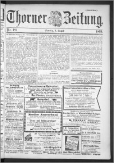 Thorner Zeitung 1895, Nr. 181 Zweites Blatt