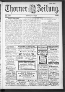 Thorner Zeitung 1895, Nr. 187 Zweites Blatt