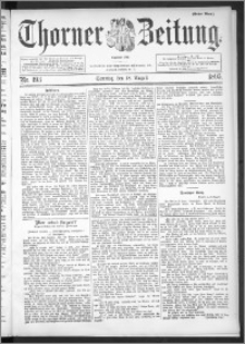 Thorner Zeitung 1895, Nr. 193 Erstes Blatt