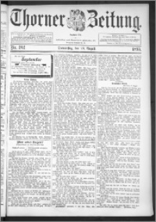 Thorner Zeitung 1895, Nr. 202