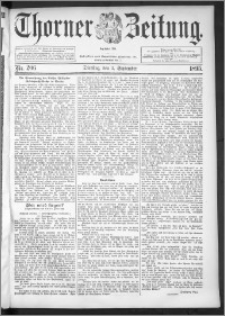 Thorner Zeitung 1895, Nr. 206