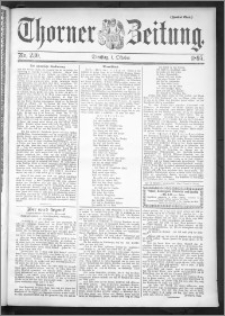 Thorner Zeitung 1895, Nr. 230 Zweites Blatt