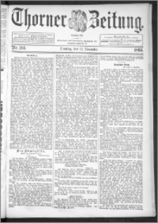 Thorner Zeitung 1895, Nr. 266