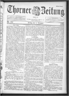 Thorner Zeitung 1895, Nr. 292 Erstes Blatt