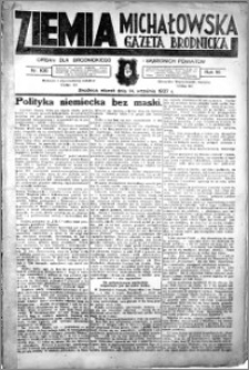 Ziemia Michałowska (Gazeta Brodnicka), R. 1937, Nr 106