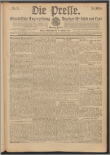 Die Presse 1913, Jg. 31, Nr. 7 Zweites Blatt, Drittes Blatt