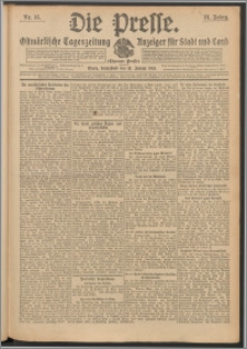 Die Presse 1913, Jg. 31, Nr. 15 Zweites Blatt, Drittes Blatt