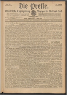Die Presse 1913, Jg. 31, Nr. 17 Zweites Blatt, Drittes Blatt