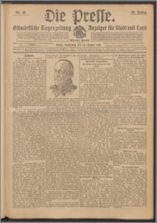 Die Presse 1913, Jg. 31, Nr. 19 Zweites Blatt, Drittes Blatt
