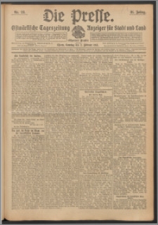 Die Presse 1913, Jg. 31, Nr. 28 Zweites Blatt, Drittes Blatt, Viertes Blatt, Fünftes Blatt